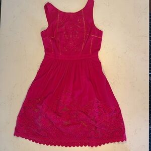 Anthropologie Moulinette Sours Pink
Rhododendron Dress size 4